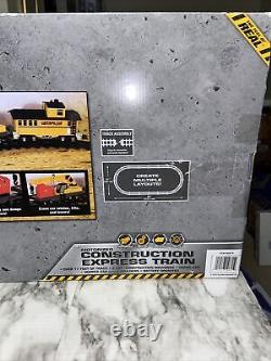 Caterpillar CAT Construction Express Motorized Toy Train Set 17ft of track