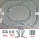 City Rail Flexible Tracks For Lego Kit Train Building Blocks Sets Diy Hot Sale