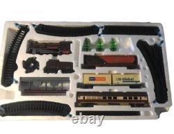 Classic Train Set Battery Operated Sounds & Light Realistic 40 Pieces 25ft Track