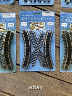 Cobblestone Corners Windham Heights Christmas Village 2004 Train Track Full Set