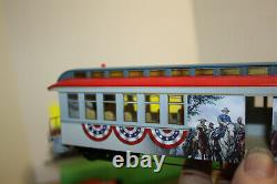 Complete Bachmann Hawthorne Village Civil War Confederate Expr. 2-6-0 Train Set