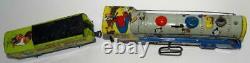 DISNEY1950'sMICKEY MOUSE METEOR TRAIN SET+BELL RINGING &SPARK CAPABILITY+TRACK