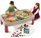 Deluxe Canyon Road Train & Track Table With Train Set Play Toddlers