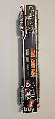 Denver Broncos Electric Train Set Hawthorne Village Bachmann EZ Track included