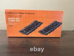 Dept? 56 Haunted? Rails Straight? Track #4030788 (2-pc Set) Halloween Train