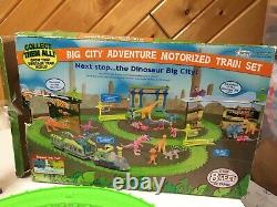 Dinosaur Train Big City Adventure Motorized Train Set Complete W Box 8 Ft Track