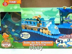 Dinosaur Train Dino Adventure Track Sea Set Blue Motorized Engine PBS Henson
