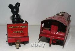 Disney1935lionel Mickey Mouse Circus Train5 Piece Set+track+ex! All Original