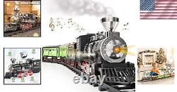 Durable Kids Train Set with Rechargeable Battery & Multiple Track Configurations