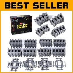 Durable Railroad Building Toy 103-Piece Train Tracks Set for Kids' Imagination