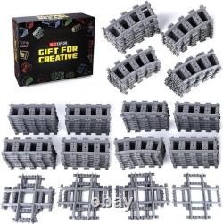Durable Railroad Building Toy 103-Piece Train Tracks Set for Kids' Imagination