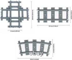 Durable Railroad Building Toy 103-Piece Train Tracks Set for Kids' Imagination