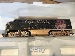 ELVIS KING of ROCK N ROLL 10 piece Train Set (see list) plus track and switch
