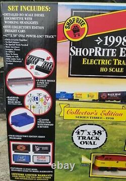Electric Train Set Ho Scale 1998 Shop Rite Express Oval Track Collector's Edt
