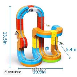Electric Train Set with Flexible Race Track Gravity-Defying 3D Layouts Motoriz