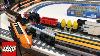 Expanded Lego Train Tracks Set 60205 With 4 Train Crash