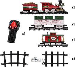 Festive Freight Train Set with Remote 50 x 73 Track Battery-powered