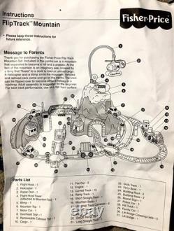 Fisher Price Flip Track Mountain Train Rail & Road Set