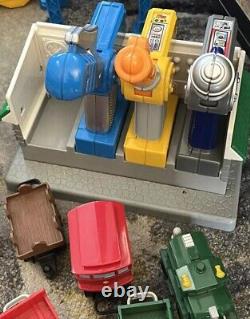 Fisher Price GeoTrax Train Track Set LOT 3 Engines Remote Controls Trains TESTED