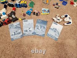 Fisher Price GeoTrax Train Track Set LOT-Track, Trains, Buildings, Airport Etc