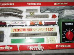 Fleischmann 9350 N Piccolo Br212 Diesel Loco Train Set Plus Extra Track Tested A