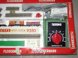 Fleischmann 9350 N Piccolo Br212 Diesel Loco Train Set Plus Extra Track Tested A