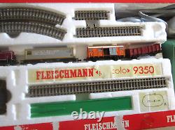 Fleischmann 9350 N Piccolo Br212 Diesel Loco Train Set Plus Extra Track Tested C