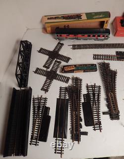 Fleischmann HO Train Set Transformer 502 & 524, 66 pcs. Assorted Track Germany