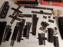 Fleischmann HO Train Set Transformer 502 & 524, 66 pcs. Assorted Track Germany