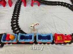 Gently Used! Vintage Playmobil 1-2-3 Train Track Play Set With Original Box #6905
