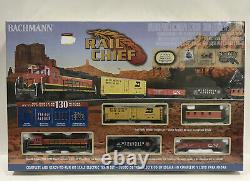 HO SCALE Complete Train Set Bachmann Rail Chief Model Railroad Layout EZ Track