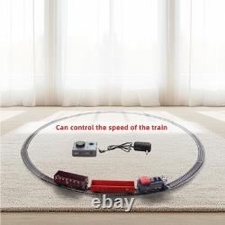 HO Scale 187 Electric Train Sets, Black Locomotive Trainset with Remote Cont