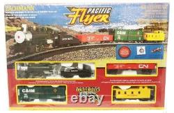 HO Scale Bachmann 692 Union Pacific UP Pacific Flyer Train Set withSteel E-Z Track
