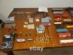 HO Scale Train Set with 11 Trains, 13 Cars, 77 Feet of Track, and Accessories