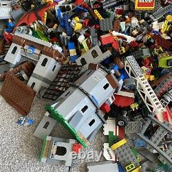 HUGE LEGO Assorted Job Lot Bundle City Castle Chima Train Tracks NO FIGS 17.5 KG