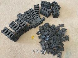 HUGE RC LEGO train track lot 40 straight 35 RC curve 96 segments 8 intersection