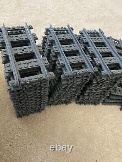 HUGE RC LEGO train track lot 40 straight 35 RC curve 96 segments 8 intersection