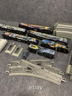 Hawthorne Village Batman Express Locomotive Train 6 Piece Set with Track