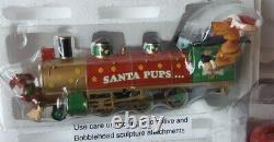 Hawthorne Village Christmas EZ Track Train Set Santa's Pups Are Coming To Town