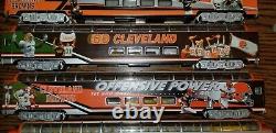 Hawthorne village cleveland browns ho train set