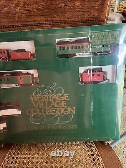 Heritage Village Collection Village Express Scale Train and Track Set- Unopened