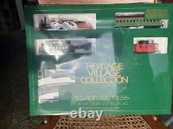 Heritage Village Collection Village Express Scale Train and Track Set- Unopened