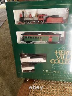 Heritage Village Collection Village Express Scale Train and Track Set- Unopened