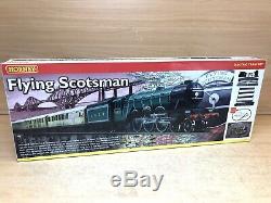 Hornby R1039 Flying Scotsman Train Set inc Loco, Coaches, Track, Mat, PSU etc 00