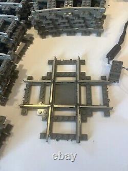 Huge Lego Railway Lot Train Track 9v Metal 21 Straight 63 Curve 2 Switch Mustsee