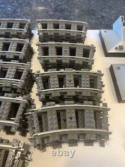 Huge Lego Railway Lot Train Track 9v Metal 21 Straight 63 Curve 2 Switch Mustsee