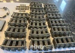 Huge Lego Railway Lot Train Track 9v Metal 21 Straight 63 Curve 2 Switch Mustsee