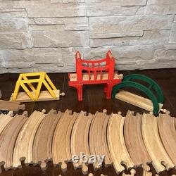 Huge Lot Mixed Wooden Railway Train Set Track Limited Imaginarium ToysRUs Thomas