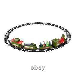 Illuminated Vintage Grinch Train Set with 20-ft Track Luxurious Holiday Décor