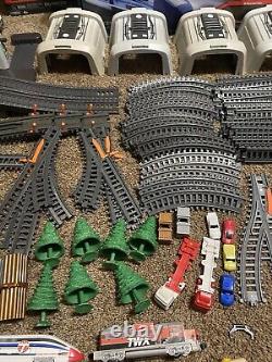 Jakks Pacific Power Train 3 Engine Cars Tracks Play Set Huge Lot 175 Pieces